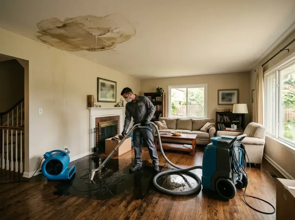 attic-pipe-burst-ceiling-drip-008 — frequently asked questions, Water Damage Restoration & Carpet Care in Cedar Falls, IA